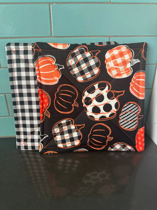 Hot Pad - Bright Pumpkins