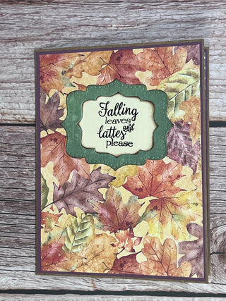 Falling Leaves and Lattes Please Pop Up