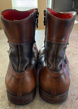 VTG Italian Mark Nason "Capone" Leather Boots Mens SZ. 9