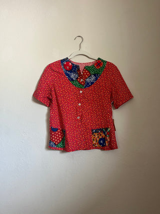 vtg prairie button up