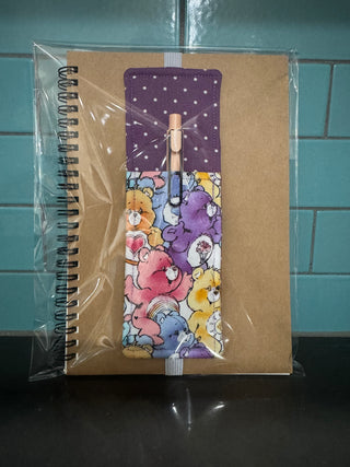 Journal Bookmark w/ Pen Holder - Care Bears