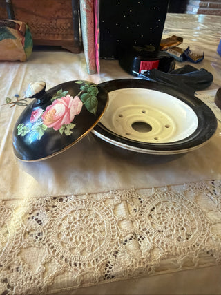 Vintage Victorian three piece soap dish