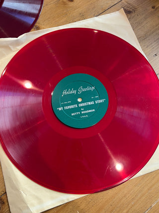 1962 Red Favorite Christmas Record
