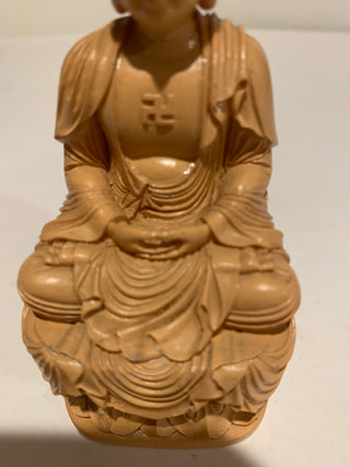 4” resin Zen Buddha