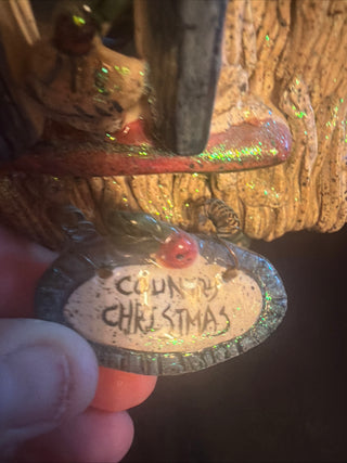Blue Sky Clayworks Country Christmas Farm By Heather Goldminc Chicken Cow Pig