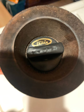 Vntg wood S/Peppermill grinder 10.5”