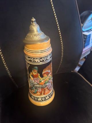 Vintage German Beer Stien 16" 2 Liters