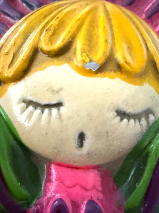 MCM Psychedelic Kitschy Angel Plaque
