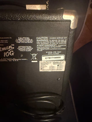 Fender Squier Champ 10G Guitar Combo Amplifier