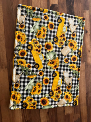 Oversized Hot Pad - Country Sunflowers