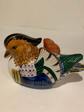 Vntg porcelain Wood Duck  Japan