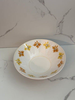 Vintage Mikasa Cera-Stone “Robin” Serving Bowl