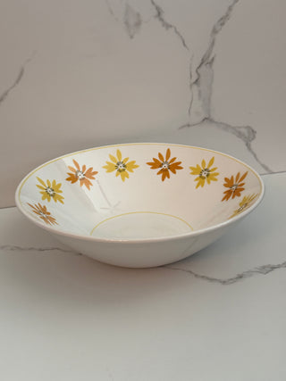 Vintage Mikasa Cera-Stone “Robin” Serving Bowl