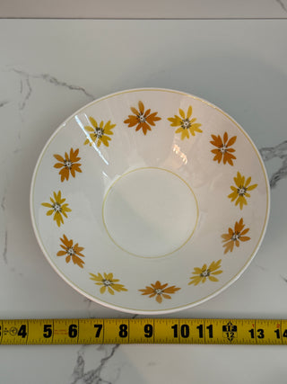 Vintage Mikasa Cera-Stone “Robin” Large Serving Bowl | Mid-Century Pattern