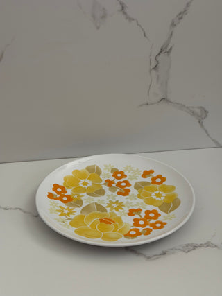 Vintage Centura by Corning Summerhill Salad Plate | MCM Floral