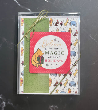 Winnie the Pooh Christmas Card Variety (8)