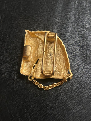 Golden Horse belt buckle