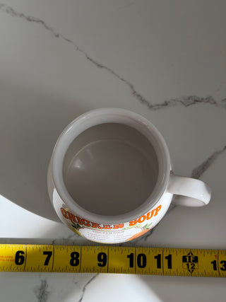Vintage Dat’l Do-It Chicken Soup Recipe Ceramic Mug Bowl