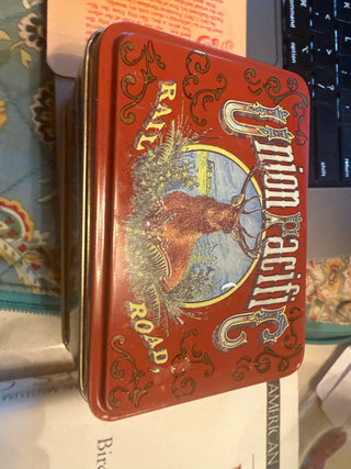 Union Pacific Railroad Company 2 Decks of New Sealed Playing Cards In Tin