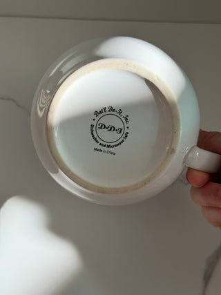 Vintage Dat’l Do-It Tomato Soup Recipe Ceramic Mug Bowl