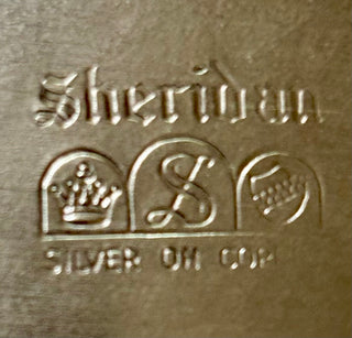 Sheridan Silver on Copper Round Tray