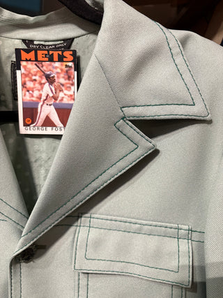 Rare 70s Poly Mint Green Jacket