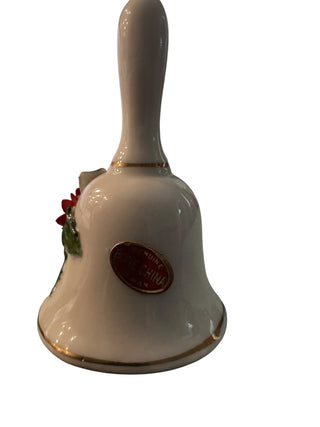 Poinsettia Hand Bell 3"
