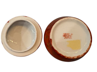 Occupied Japan Red Trinket Box
