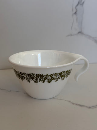 Vintage Corelle Spring Blossom Hook Handle Teacup | Crazy Daisy Pattern