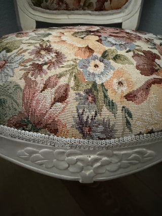 Vintage French style accent armchair