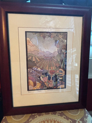 Framed Napa Limited Edition print