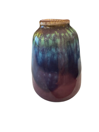 Takahashi Purple/Green Bud Vase 3"