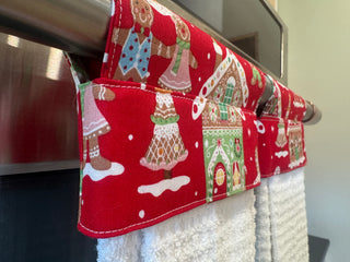 Hanging Kitchen Towel - Gingerbread House