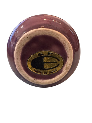 Takahashi Purple/Green Bud Vase 3"
