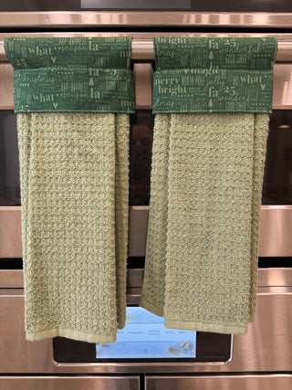 Hanging Kitchen Towel -  Merry & Bright
