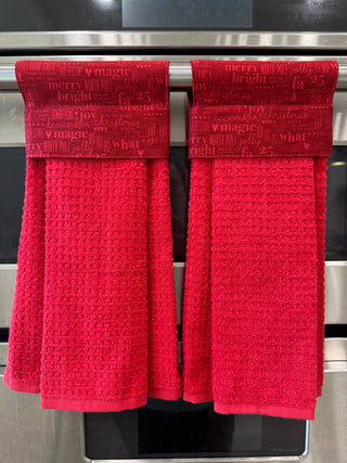 Hanging Kitchen Towel -  Merry & Bright