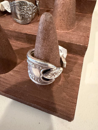 Vintage “old colony” spoon ring size 7