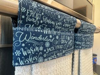 Hanging Kitchen Towel -  Winter Wonderland