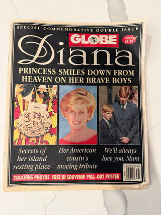 Globe magazine 1997 Life of Princess Diana