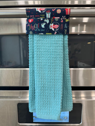 Hanging Kitchen Towel -  Jingle all the Way