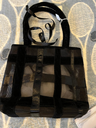 Sheer Little Black Bag