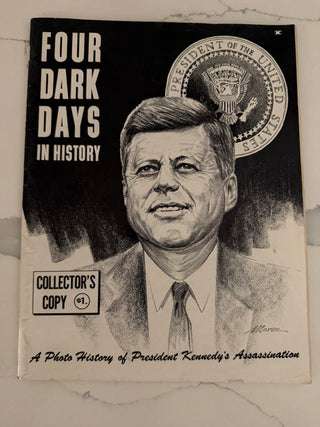 Vintage Magazine Four Dark Days in History Kennedy assassination