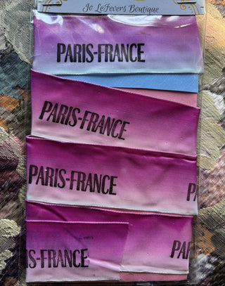 1 Yd PARIS-FRANCE French Wired Ribbon RCD