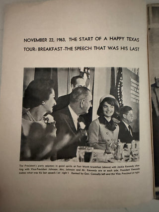 Vintage Magazine Four Dark Days in History Kennedy assassination