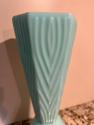 Turquoise Pastel Vase, 12”