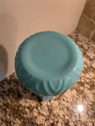 Turquoise Pastel Vase, 12”