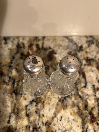 Vintage Mini Salt and Pepper Shakers