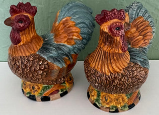 rooster salt and pepper shakers mt