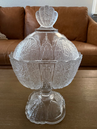 Antique 1880’s Shell & Tassel Glassware Set