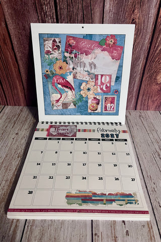 2027 Hand Stamped Calendar